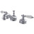 Kingston Brass KS1161WLL 8 in. Widespread Two Handle Bathroom Faucet, Polished Chrome
