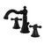 Kingston Brass Fauceture   FSC1970AAX American Classic 8 in. Widespread Two Handle Bathroom Faucet, Matte Black