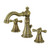 Kingston Brass Fauceture   FSC19733AAX American Classic 8 in. Widespread Two Handle Bathroom Faucet, Antique Brass