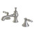 Kingston Brass KC7068TL Templeton 8 in. Widespread Two Handle Bathroom Faucet, Brushed Nickel