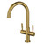 Kingston Brass Fauceture   LS8293DL Concord Two Handle Single Hole Vessel Faucet, Brushed Brass