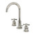 Kingston Brass Fauceture  FSC8929ZX Millennium Widespread Two Handle Bathroom Faucet, Polished Nickel