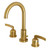 Kingston Brass Fauceture  FSC8923EFL Centurion Widespread Two Handle Bathroom Faucet, Brushed Brass