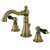 Kingston Brass Fauceture   FSC19733AKL Duchess Widespread Two Handle Bathroom Faucet with Retail Pop-Up, Antique Brass