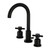 Kingston Brass Fauceture   FSC8920DX Concord Widespread Two Handle Bathroom Faucet, Matte Black