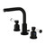 Kingston Brass Fauceture   FSC8950DPL 8 in. Widespread Two Handle Bathroom Faucet, Matte Black