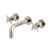 Kingston Brass KS8126DX Concord Two Handle Wall Mount Bathroom Faucet, Polished Nickel