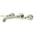 Kingston Brass KS7126NL Two Handle Wall Mount Bathroom Faucet, Polished Nickel