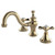 Kingston Brass KC7162BEX 8 in. Widespread Two Handle Bathroom Faucet, Polished Brass
