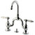 Kingston Brass KS7991BPL Bel-Air Bridge Bathroom Faucet with Brass Pop-Up, Polished Chrome