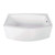 Kingston Brass Aqua Eden VTDR603222R 60-Inch Acrylic Alcove Tub with Right Hand Drain Hole, White