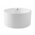 Kingston Brass Aqua Eden VTRO454523 45" Round Acrylic Freestanding Tub with Drain, Glossy White