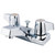 Kingston Brass GKB100B 4 in. Centerset Bathroom Faucet, Polished Chrome