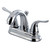 Kingston Brass FB5611YL 4 in. Centerset Bathroom Faucet, Polished Chrome