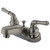 Kingston Brass GKB258B 4 in. Centerset Bathroom Faucet, Brushed Nickel