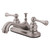 Kingston Brass GKB608BL 4 in. Centerset Bathroom Faucet, Brushed Nickel