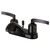 Kingston Brass FB5625EFL 4 in. Centerset Bathroom Faucet, Oil Rubbed Bronze