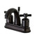 Kingston Brass FB5615ZX 4 in. Centerset Bathroom Faucet, Oil Rubbed Bronze