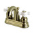 Kingston Brass KB5613PX Restoration 4 in. Centerset Bathroom Faucet, Antique Brass