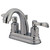 Kingston Brass KS8611DFL 4 in. Centerset Bathroom Faucet, Polished Chrome