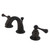 Kingston Brass GKB915BL Vintage Widespread Bathroom Faucet, Oil Rubbed Bronze