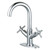 Kingston Brass Fauceture LS8451JX Concord Two-Handle Bathroom Faucet with Push Pop-Up, Polished Chrome