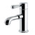 Kingston Brass KS7411DPL Paris Single Porcelain Lever Handle Bathroom Faucet, Polished Chrome