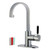 Kingston Brass Fauceture LS8211DKL Kaiser Single-Handle Bathroom Faucet with Push Pop-Up, Polished Chrome