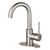 Kingston Brass Fauceture LS8438DL Concord Single-Handle Bathroom Faucet with Push Pop-Up, Brushed Nickel