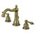 Kingston Brass Fauceture FSC19733AL English Classic Widespread Bathroom Faucet, Antique Brass