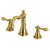 Kingston Brass Fauceture FSC1973AL English Classic Widespread Bathroom Faucet, Brushed Brass