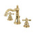 Kingston Brass Fauceture FSC1972AX American Classic Widespread Bathroom Faucet, Polished Brass