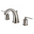 Kingston Brass KB8988SVL Widespread Bathroom Faucet with Pop-Up Drain, Brushed Nickel