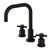 Kingston Brass FSC8935DX Concord Widespread Bathroom Faucet with Brass Pop-Up, Oil Rubbed Bronze
