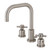 Kingston Brass FSC8938DX Concord Widespread Bathroom Faucet with Brass Pop-Up, Brushed Nickel
