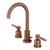 Kingston Brass Fauceture FSC892DLAC Concord Widespread Bathroom Faucet, Antique Copper