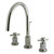 Kingston Brass KS8926DX 8 in. Widespread Bathroom Faucet, Polished Nickel