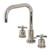 Kingston Brass FSC8939ZX Millennium Widespread Bathroom Faucet with Brass Pop-Up, Polished Nickel