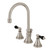 Kingston Brass KS2988PKL Duchess Widespread Bathroom Faucet with Brass Pop-Up, Brushed Nickel