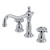 Kingston Brass KS1971RX Belknap Widespread Bathroom Faucet with Brass Pop-Up, Polished Chrome