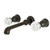 Kingston Brass KS7125WCL Celebrity Two-Handle Wall Mount Bathroom Faucet, Oil Rubbed Bronze