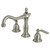 Kingston Brass KS1978KL Whitaker Widespread Bathroom Faucet with Brass Pop-Up, Brushed Nickel