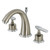 Kingston Brass KS2967ML Milano Widespread Bathroom Faucet, Brushed Nickel/Polished Chrome