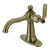 Kingston Brass KSD3543KL Knight Single-Handle Bathroom Faucet with Push Pop-Up, Antique Brass