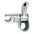 Kingston Brass K1014A1 Trimscape Hand Shower Slide Bar Bracket, Polished Chrome