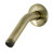 Kingston Brass K155K3 Aquaelements 6" Shower Arm with Flange, Antique Brass
