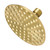 Kingston Brass K135A7 Victorian 5-1/4" Brass Shower Head, Brushed Brass