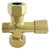 Kingston Brass ABT1060-2 Vintage Shower Diverter, Polished Brass