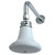 Kingston Brass P50CK Victorian Ceramic Showerhead with 12" Shower Arm Combo, Polished Chrome