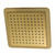 Kingston Brass K251A7 Claremont 9-5/8" Square Rainfall Shower Head, Brushed Brass